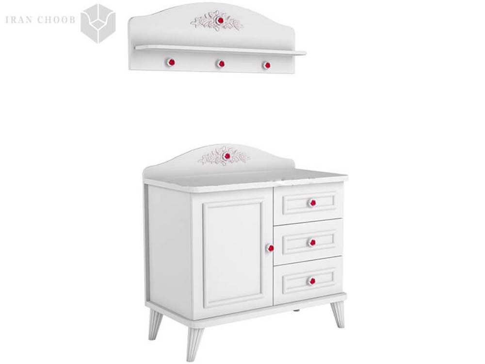 دراور سرویس خواب نوزاد فلاور  1