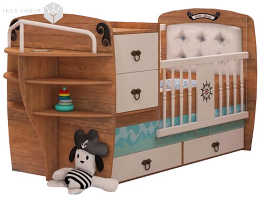 تخت خواب نوزاد نوجوان کاپیتان  1