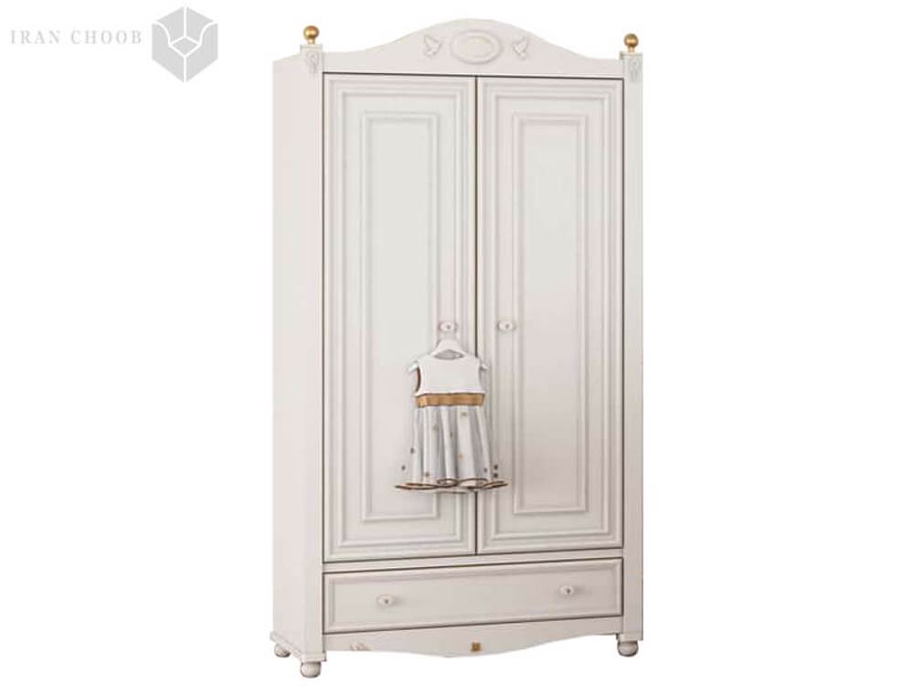 کمد دو درب سرویس خواب نوزاد کبوتر  1