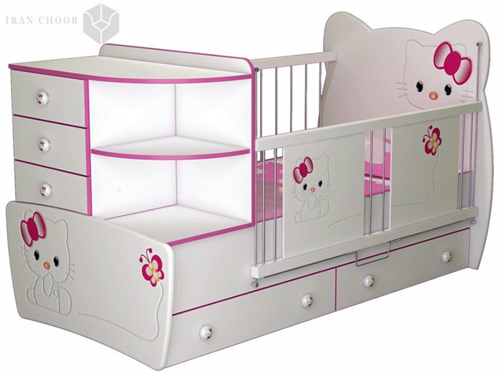 تخت خواب نوزاد نوجوان کیتی  1