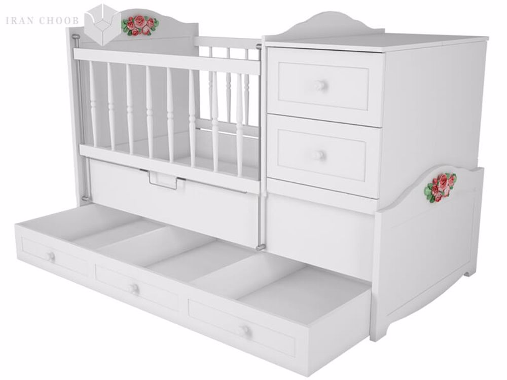 تخت خواب نوزاد نوجوان لورا  1
