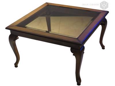 میز جلو مبل کلاسیک چپندر دسته عصایی