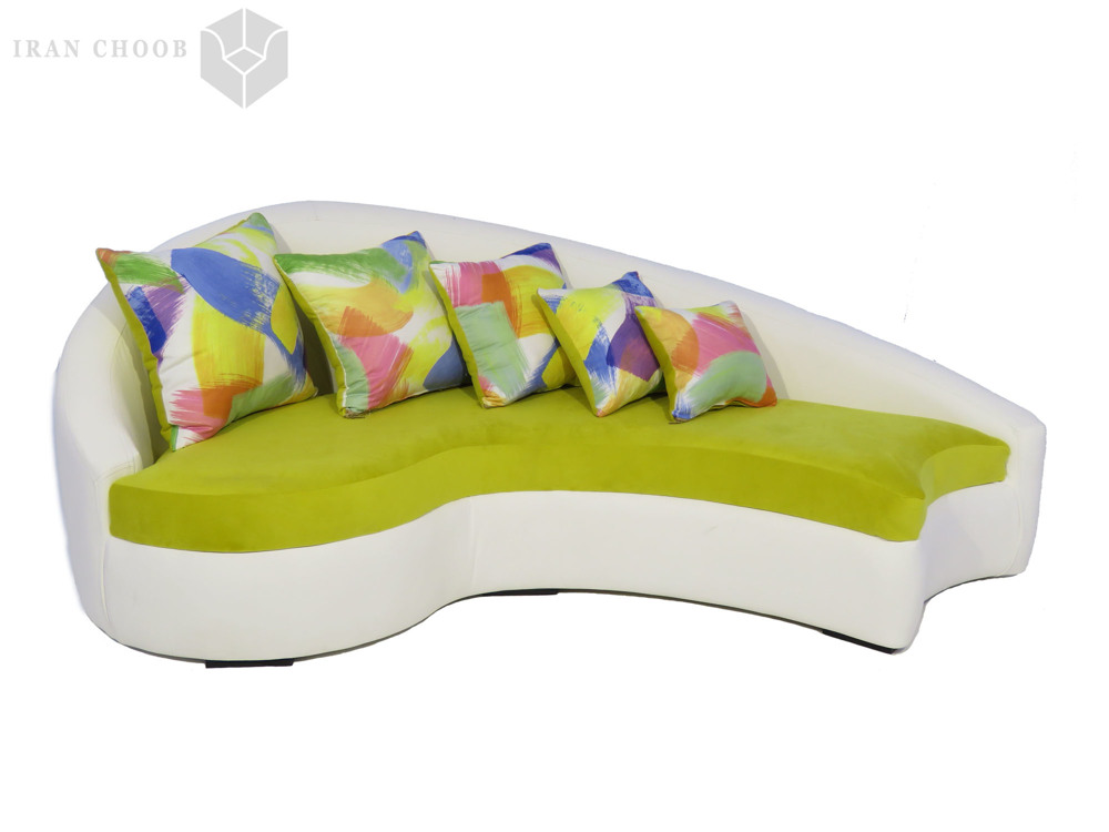 کاناپه 3 نفره مبل راحتی ال گرد (چپ)  1