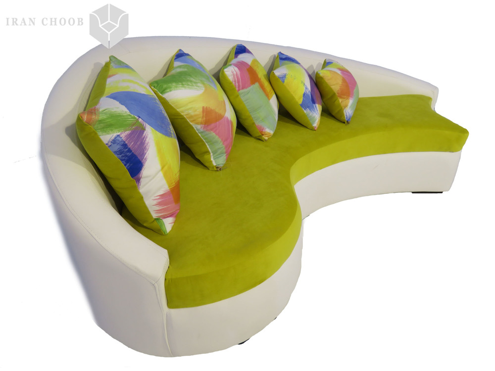 کاناپه 3 نفره مبل راحتی ال گرد (چپ)  2