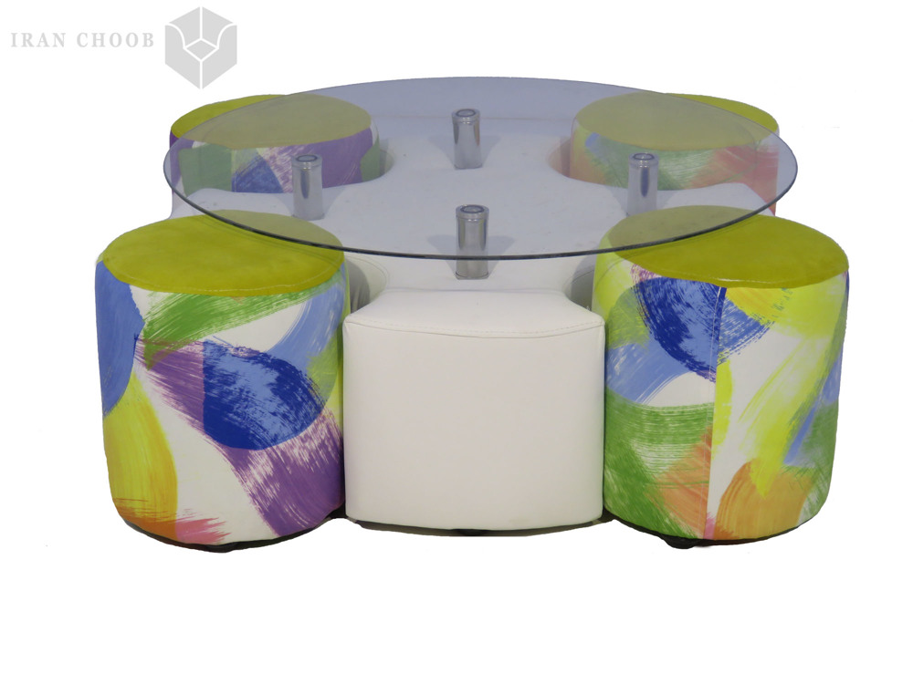 میز جلو مبل راحتی ال گرد  1