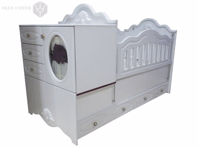 تخت خواب نوزاد بیضی