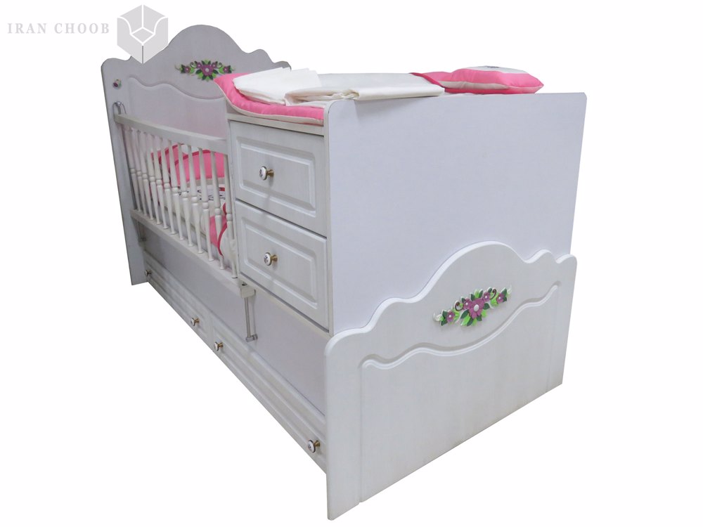 سرویس خواب نوزاد گل رز  2