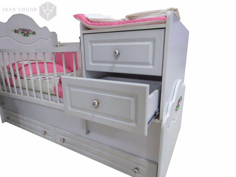 سرویس خواب نوزاد گل رز  3