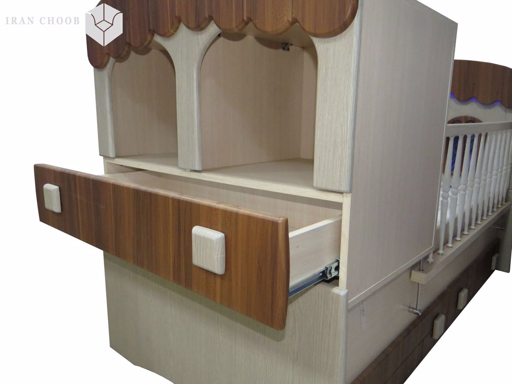 تخت خواب نوزاد کلبه پرشیا  3