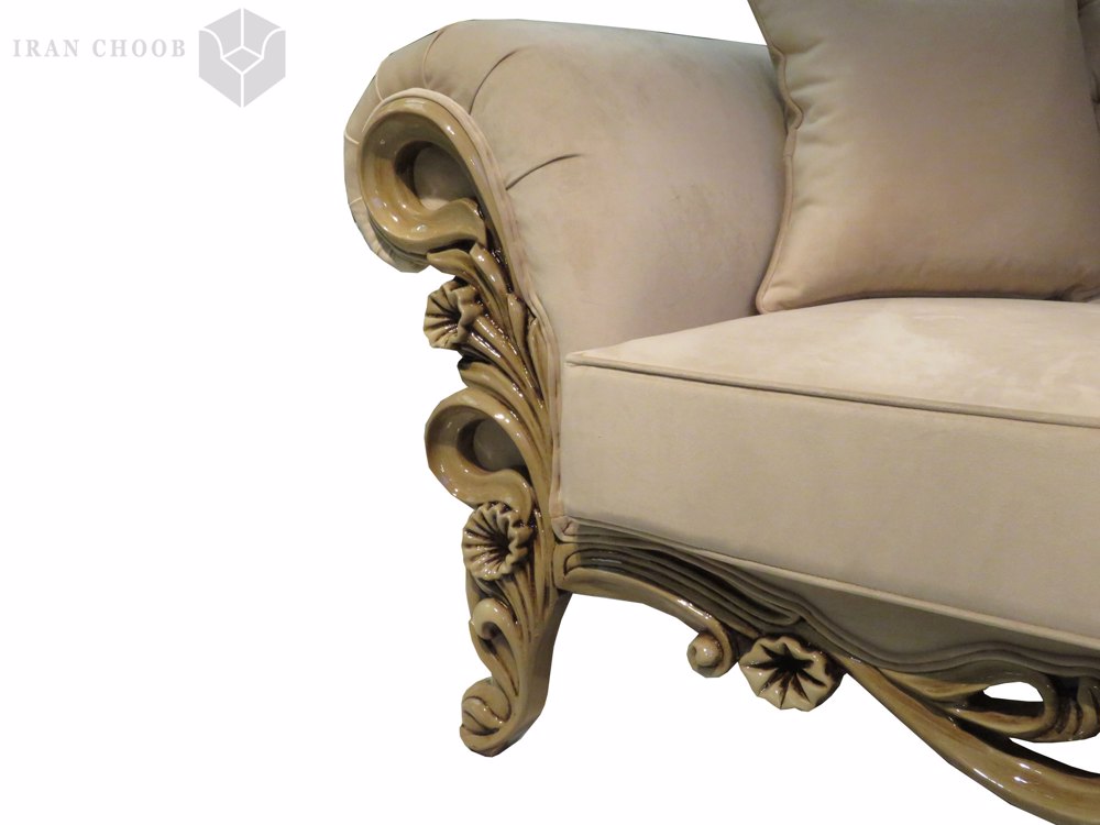 کاناپه 2 نفره مبل کلاسیک شیپوری  2