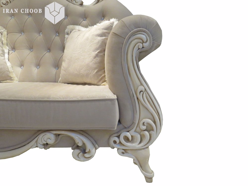 کاناپه 2 نفره مبل کلاسیک رمانتیک  2