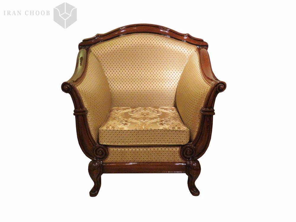 کاناپه تک نفره مبل کلاسیک فرانسوی  1
