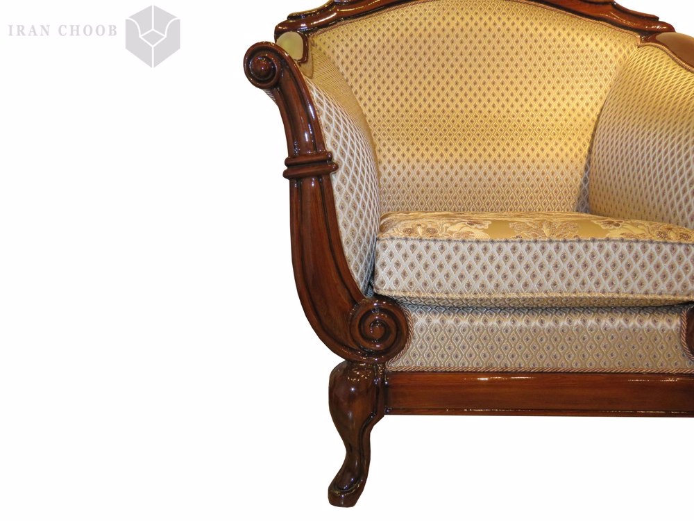 کاناپه تک نفره مبل کلاسیک فرانسوی  2