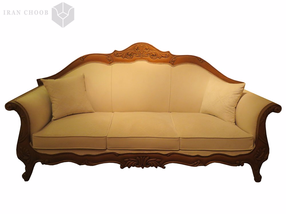 کاناپه 3 نفره مبل کلاسیک منبت  1