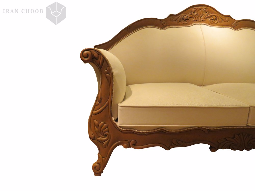 کاناپه 2 نفره مبل کلاسیک منبت  2