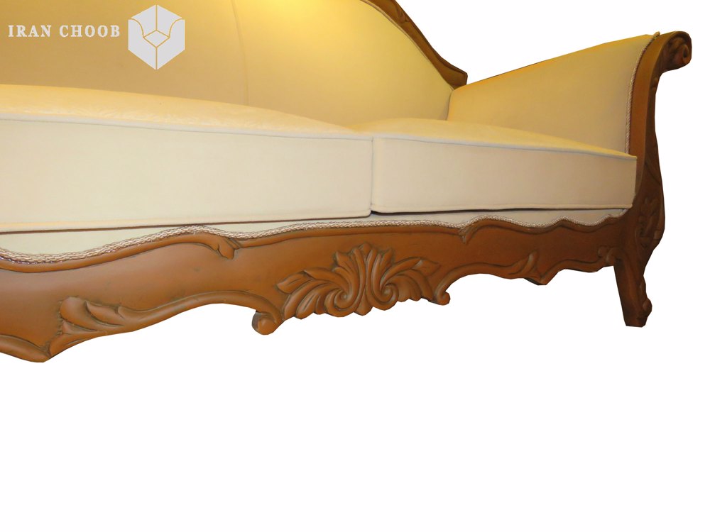 کاناپه 2 نفره مبل کلاسیک منبت  6