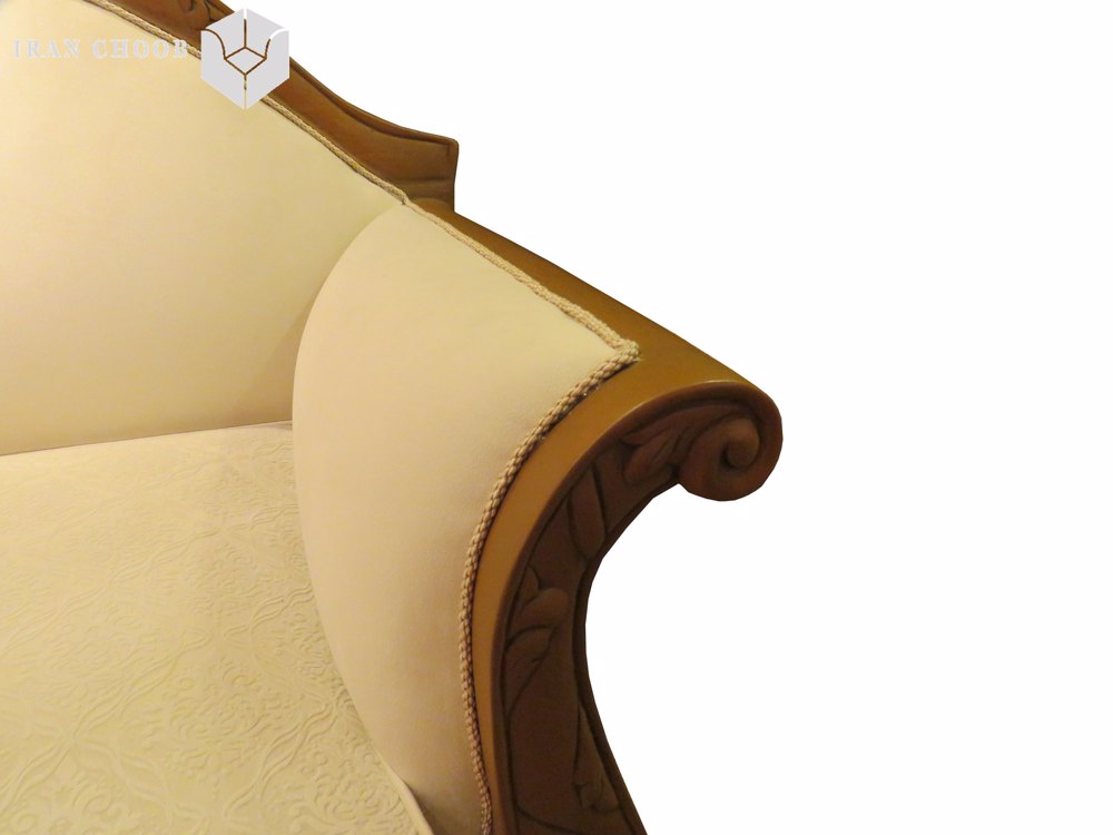 کاناپه 2 نفره مبل کلاسیک منبت  8