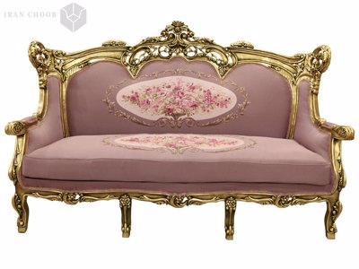 کاناپه سه نفره مبل استیل آبنوس