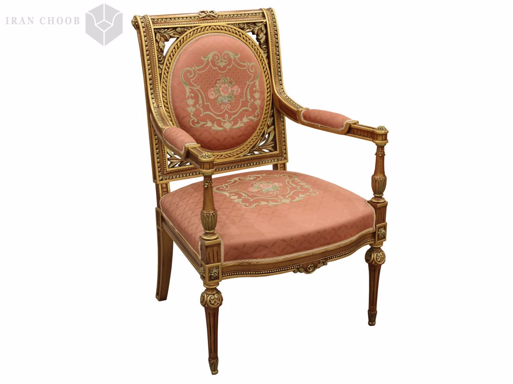 کاناپه تک نفره مبل استیل برگ  1