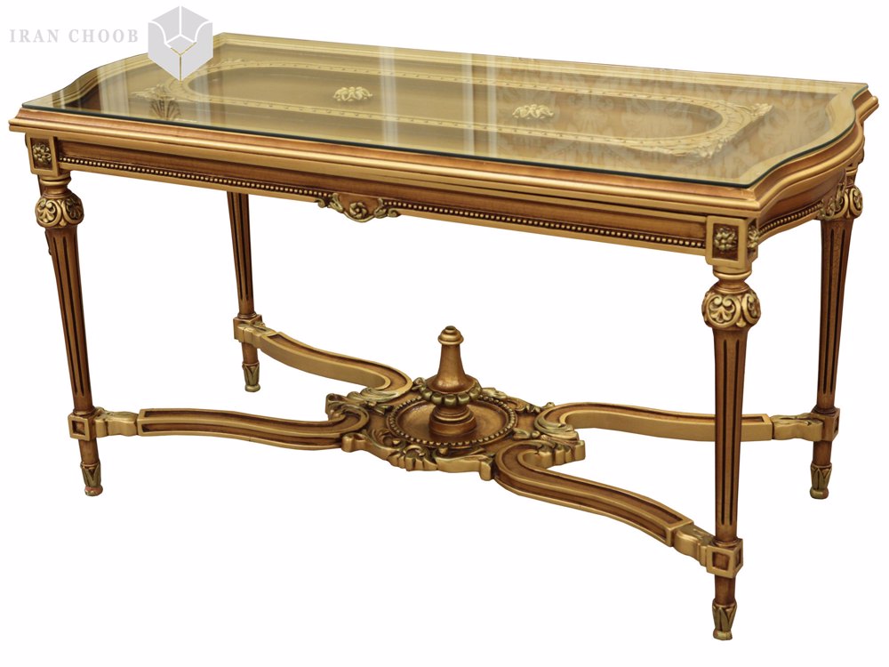 میز جلو مبل استیل برگ  1