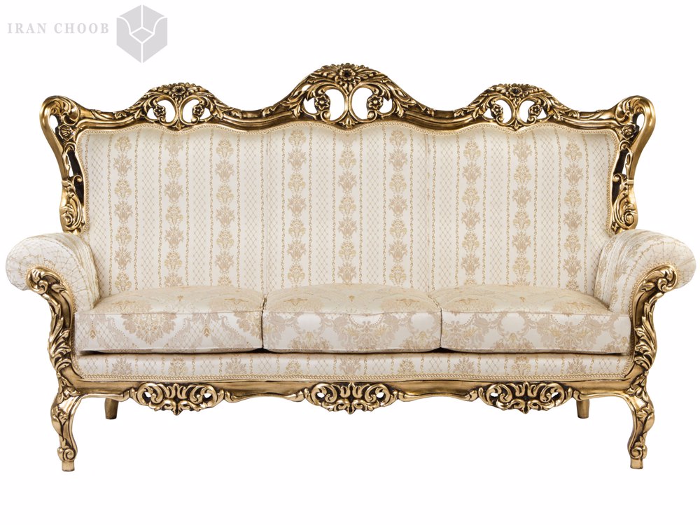 کاناپه سه نفره مبل استیل آذرگون  1