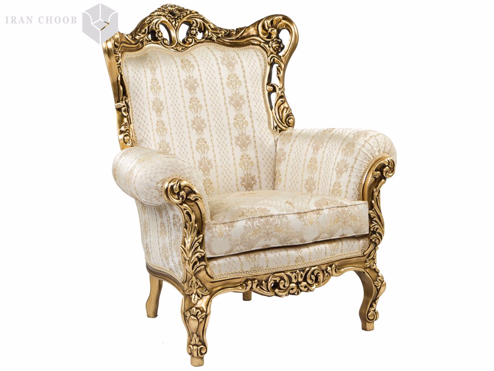 کاناپه تک نفره مبل استیل آذرگون  1