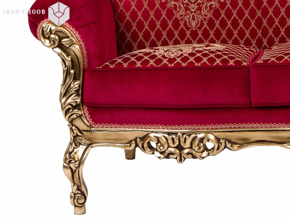 کاناپه سه نفره مبل استیل آذرگون  4