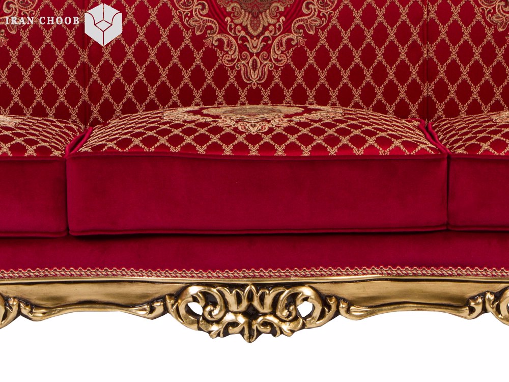 کاناپه سه نفره مبل استیل آذرگون  5