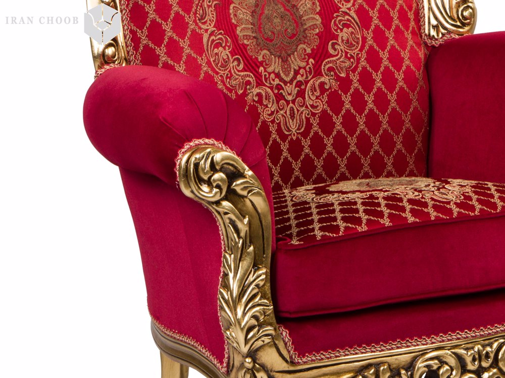 کاناپه تک نفره مبل استیل آذرگون  4