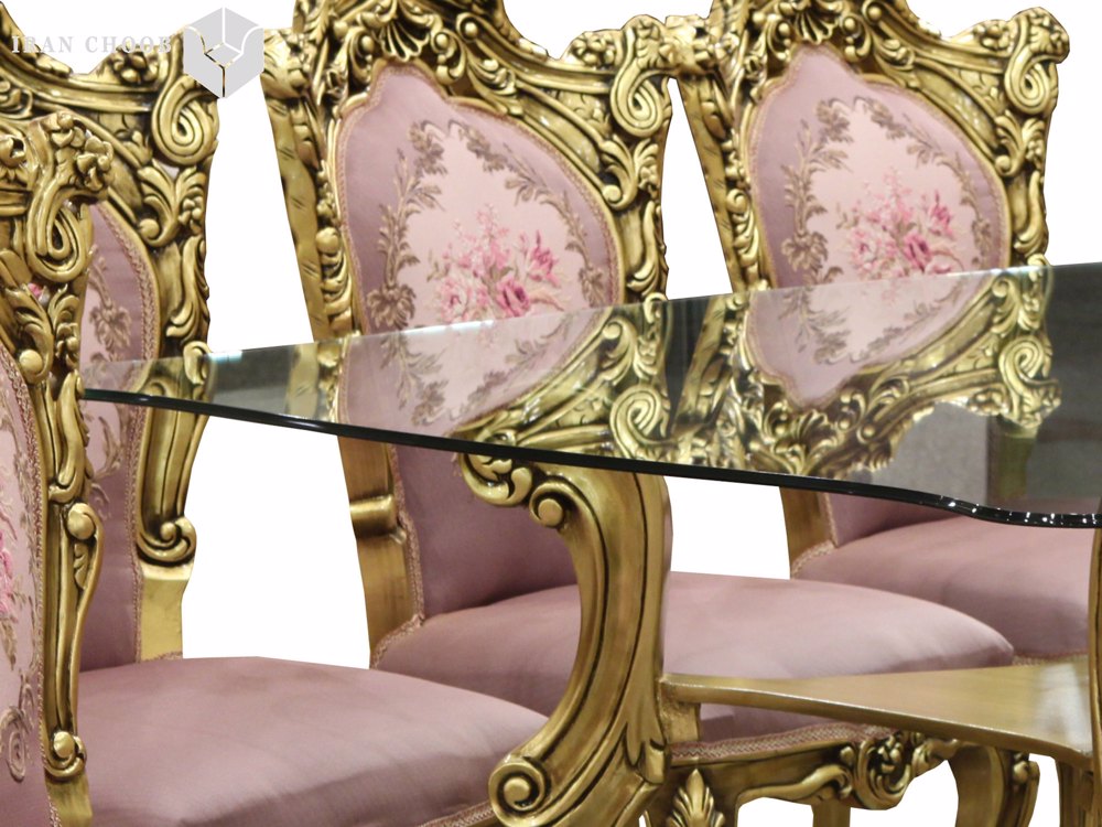 میز نهار خوری استیل آبنوس  3