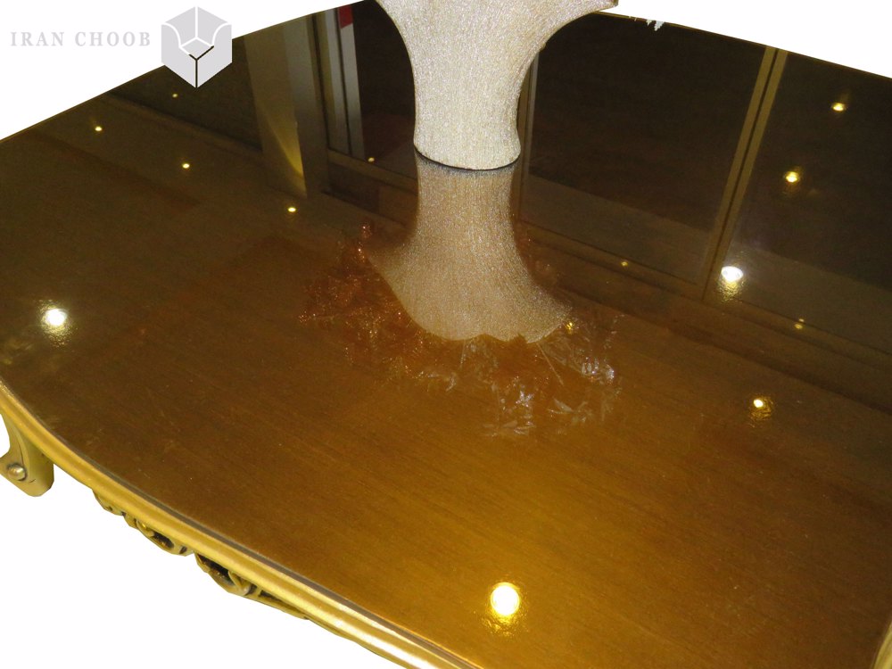 میز جلو مبل استیل شل اقدامی  4