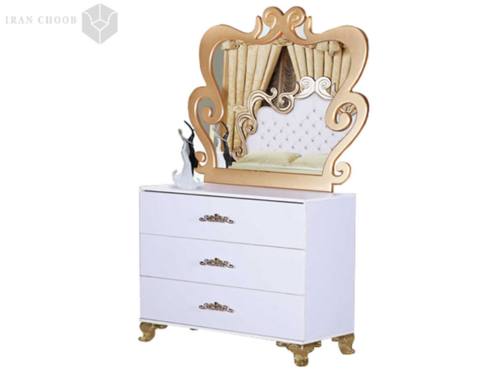 دراور و قاب آینه سرویس خواب تیدا  1