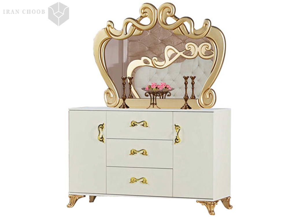 دراور و قاب آینه سرویس خواب امیلی  1