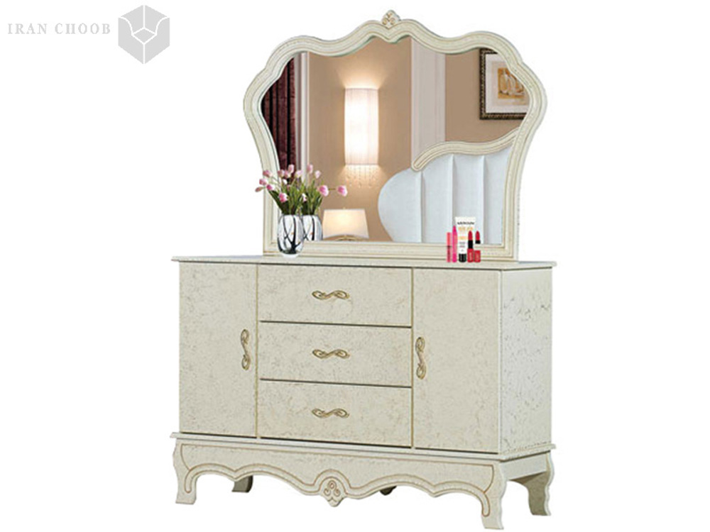 دراور و قاب آینه سرویس خواب مارگارت  1