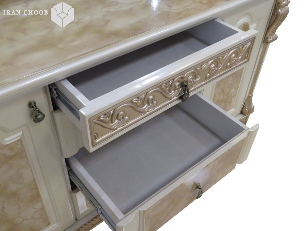 دراور و قاب آینه سرویس خواب ایشتار  3