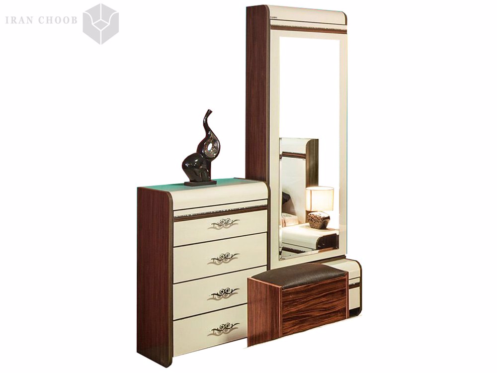 دراور و قاب آینه سرویس خواب نوجوان نگین  1
