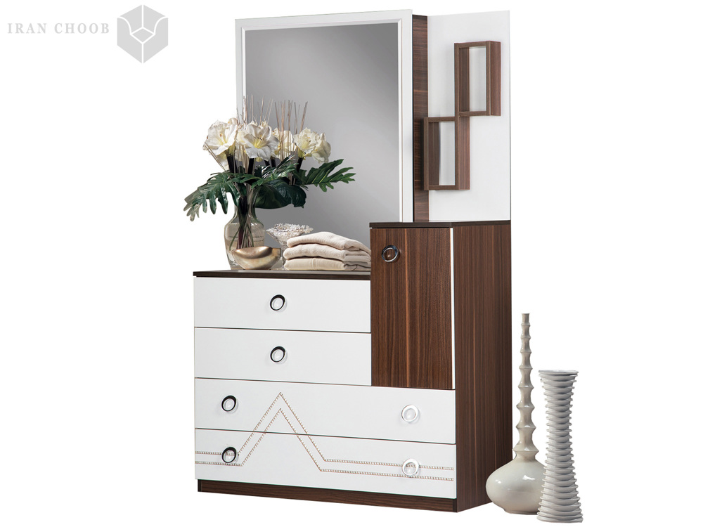 دراور و قاب آینه سرویس خواب نوجوان نیگاس  1